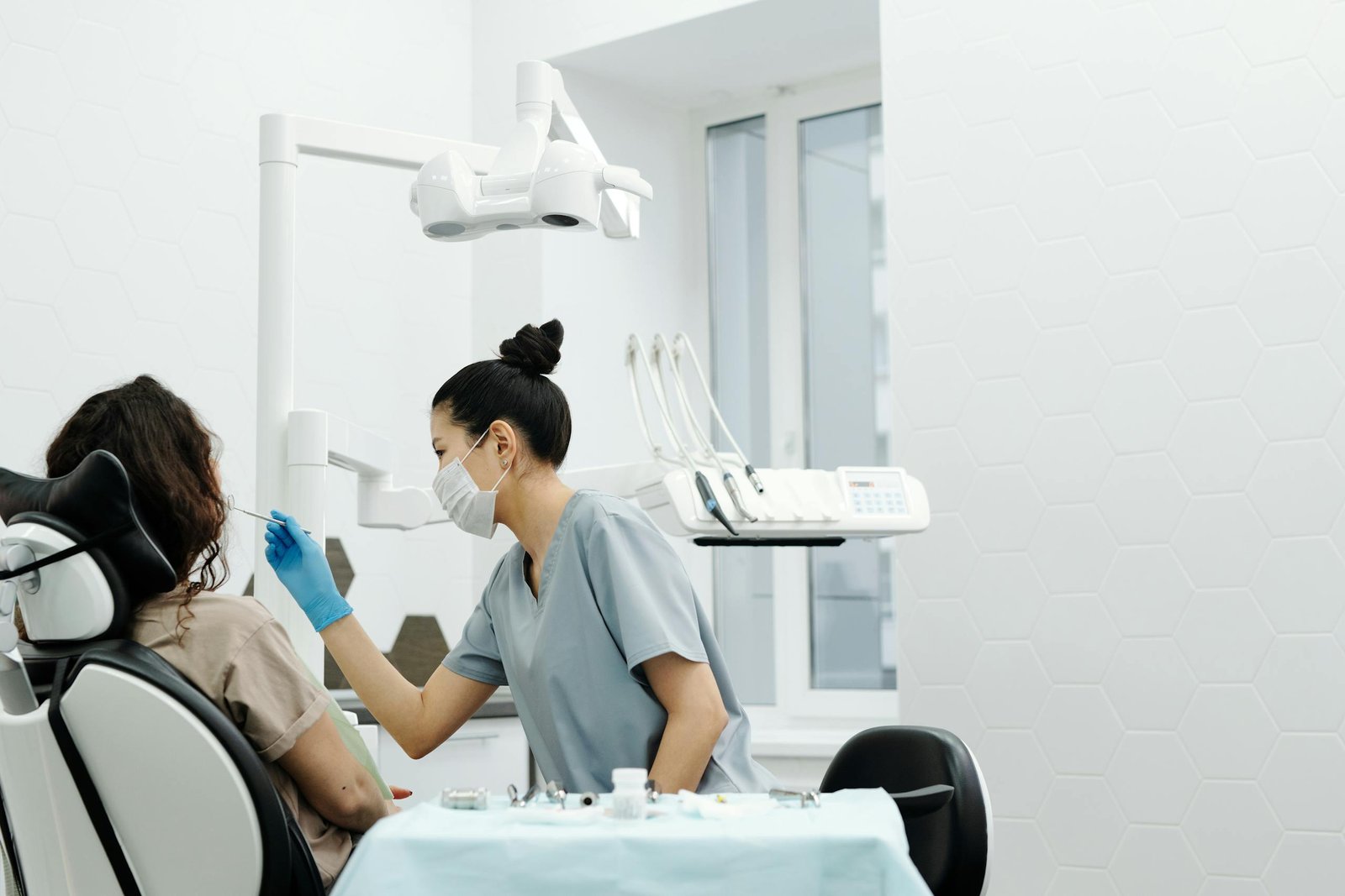 Dentist with a Patient